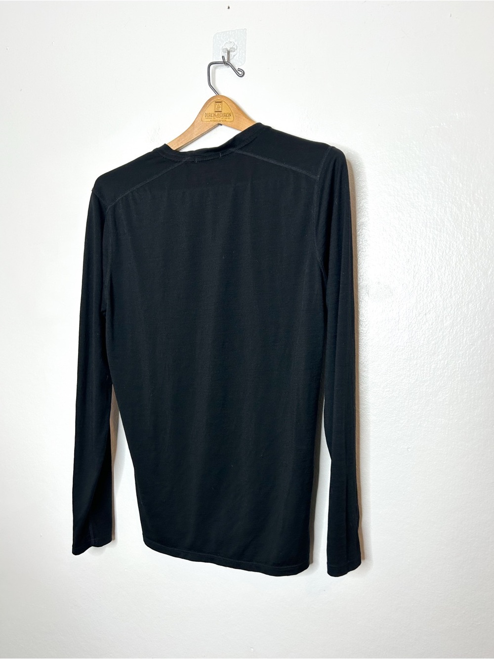 Smartwool Mens Classic AlI Season Merino Base Layer Long Sleeve Crew Black M - Picture 7 of 7